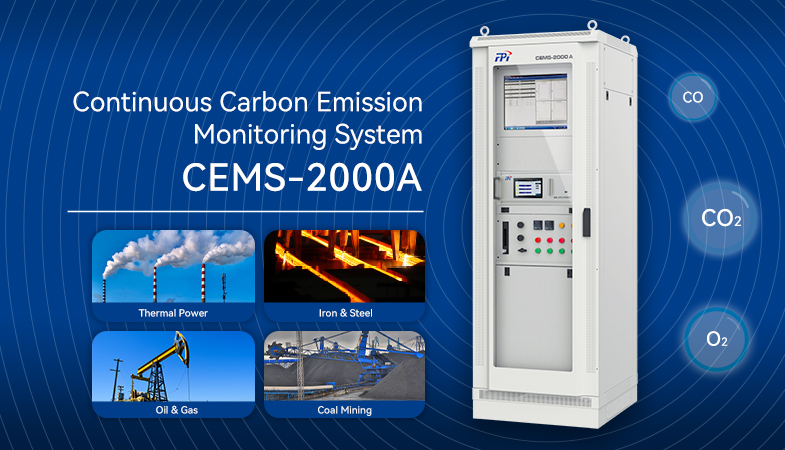 CEMS-2000A Continuous Carbon Emission Monitoring System, High-Precision for the Goal of Carbon Peak and Carbon Neutrality